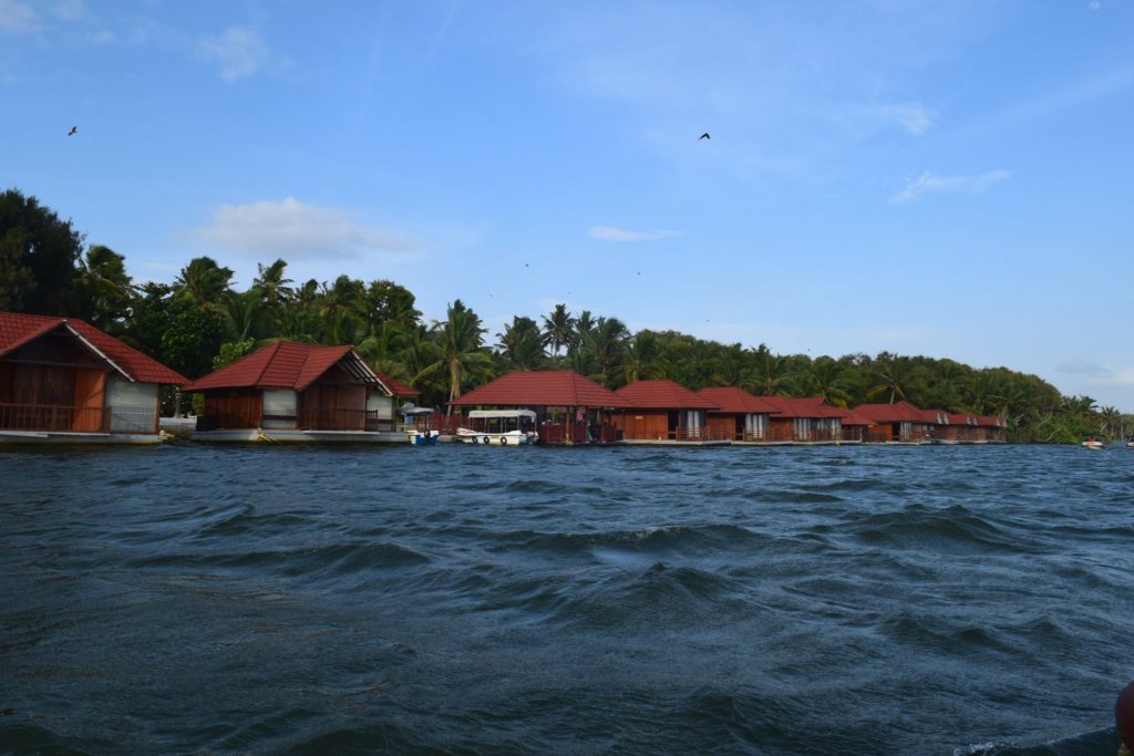 Floating hotels at Neyyar Lake