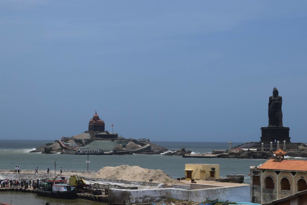 Vivekananda Rock &amp; Thiruvalluvar statue at kanyakumari