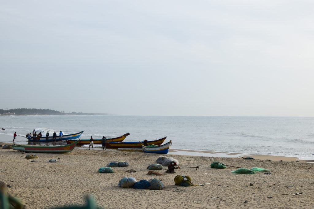 Bay Of Bengal beside Sea Shore Temple