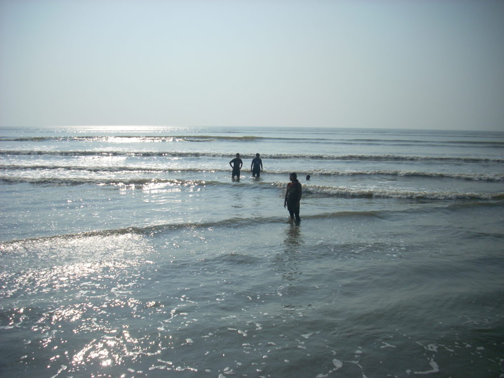 Chandipur beach during High Tide