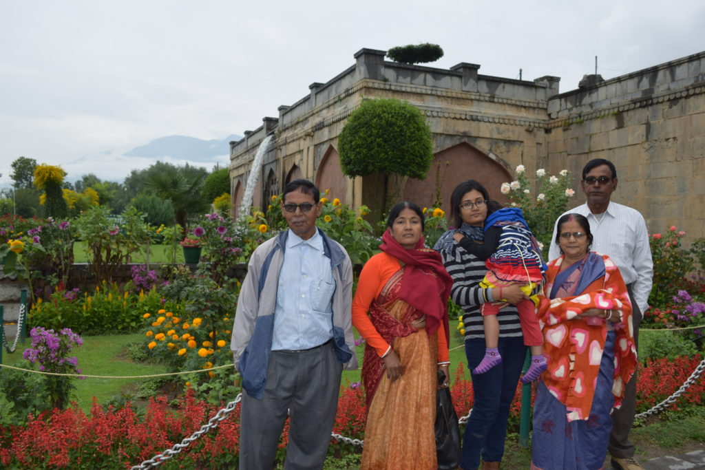 My Family at Nishat Bagh, Srinagar