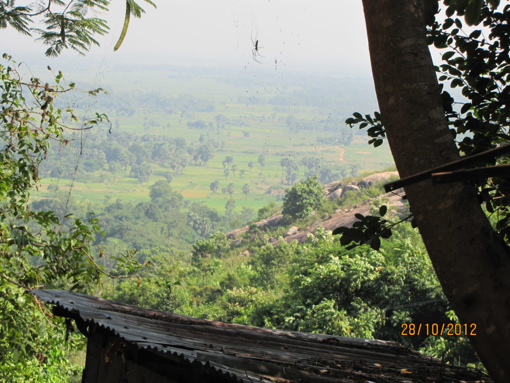 View from Panchlingeswar Temple