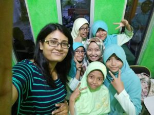 Fun with Students in Klaten