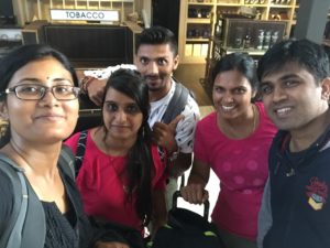 Indian Friends met at Bali Airport