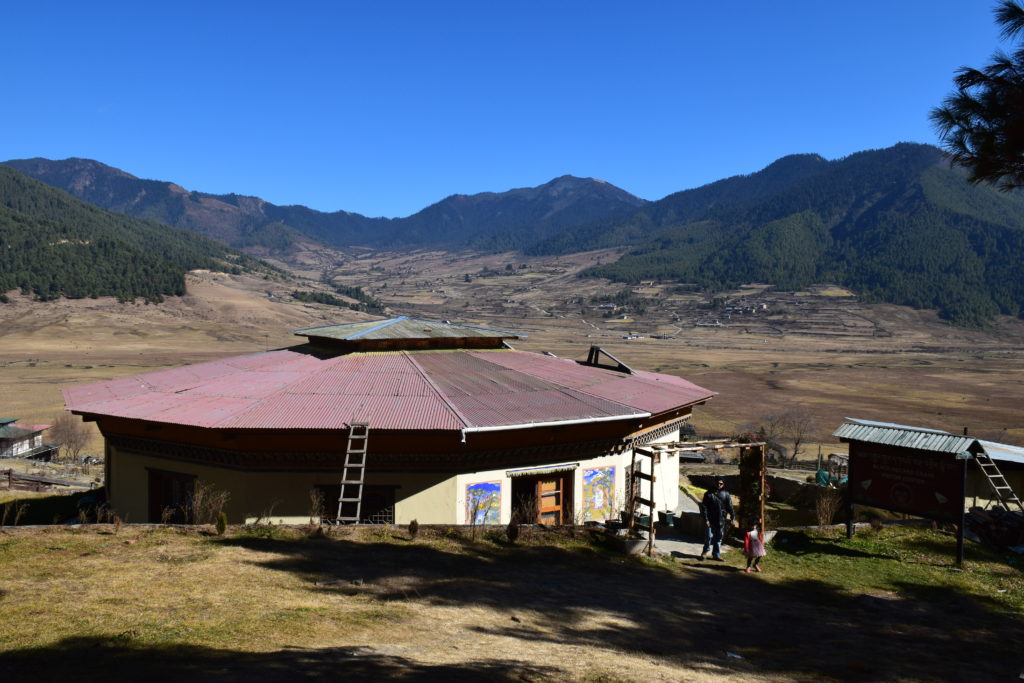 Black neck Crane visitor Center, Phobjikha Valley