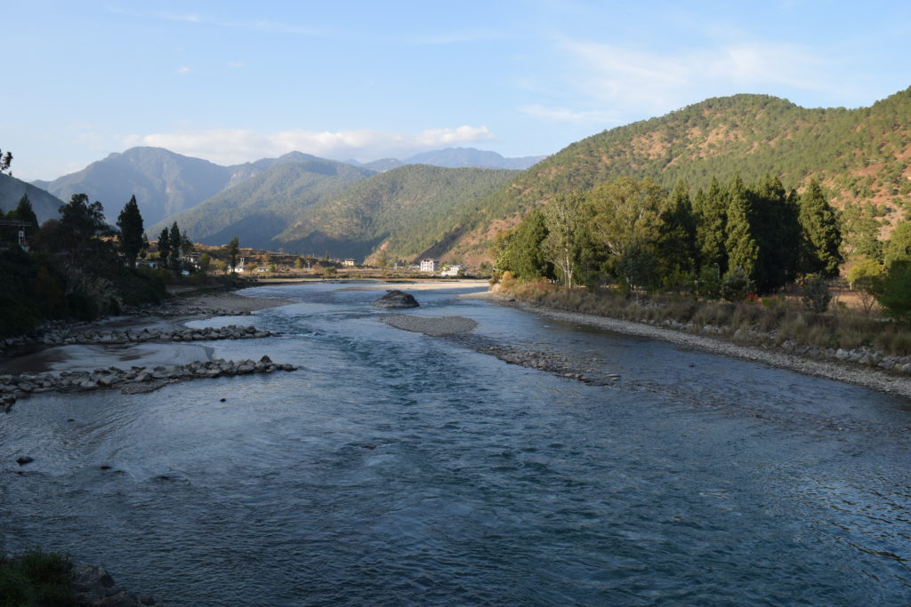 Mo CHu and Po Chu River at Punakha