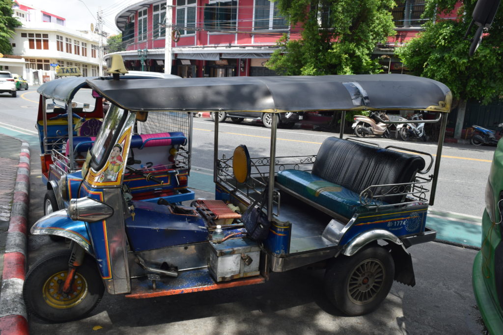 Tuktuk at Bangkok roads