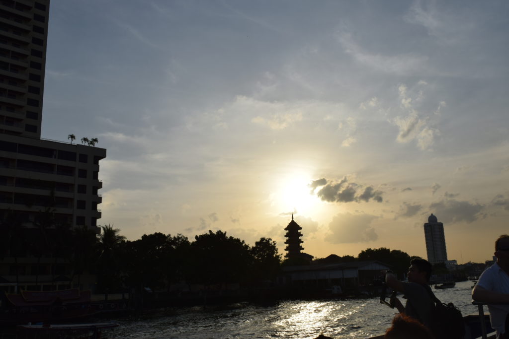 Sunset from the Chao Phraya River, Bangkok