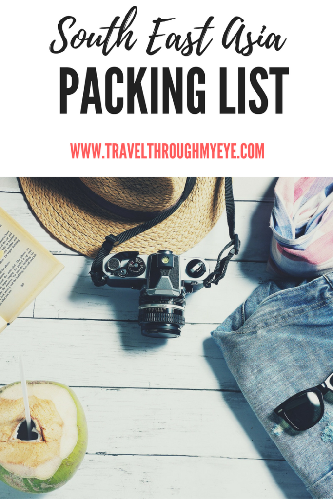 South East Asia Packing list