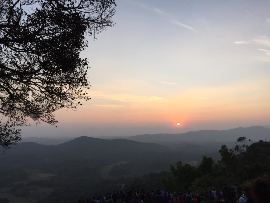 Sunset from Raja's Seat, Coorg