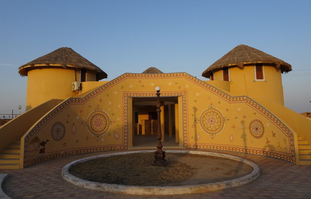 Typical huts for stay at Rann of Kutch