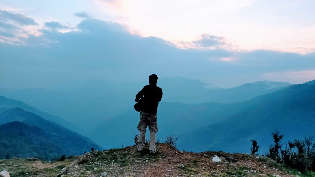 View of serenity at Sandakphu