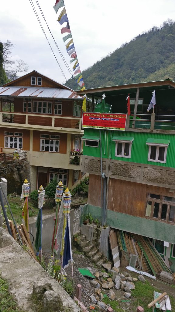 Srikhola hotel at Sandakphu