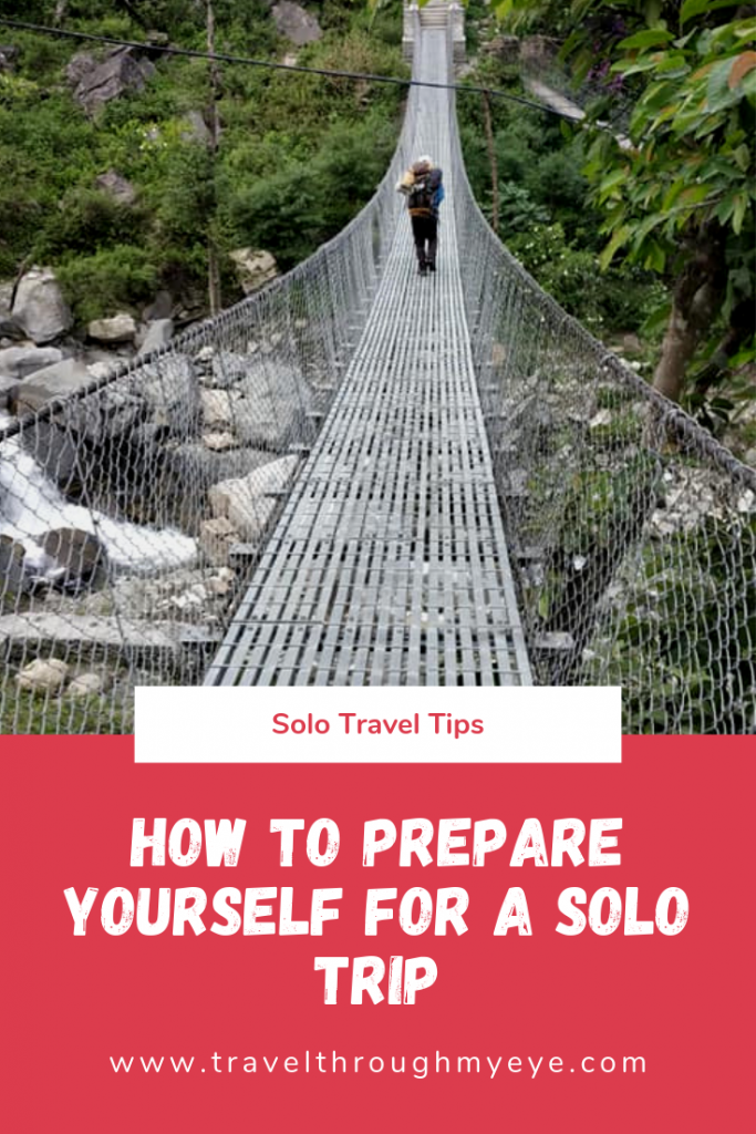 How to prepare yourself for a solo travel
