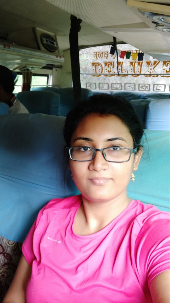my bus journey towords Muktinath